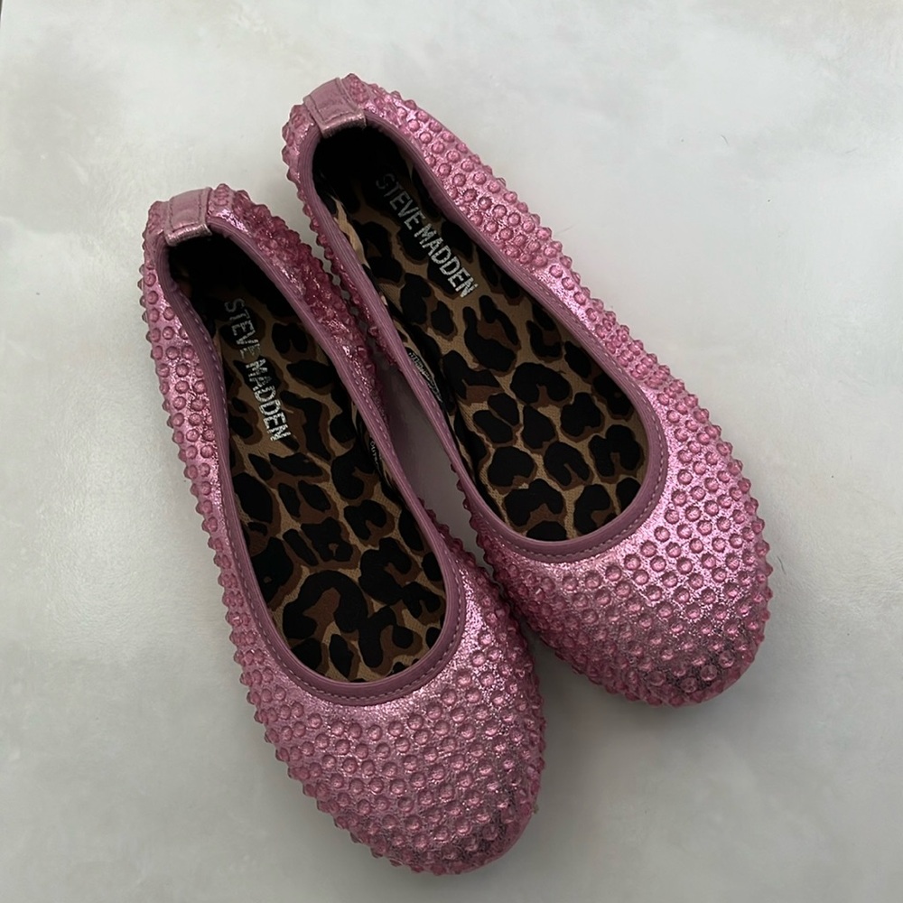 Steve Madden rhinestone flats